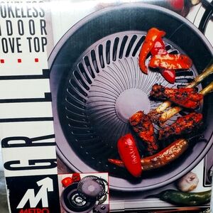 Smokeless indoor stovetop